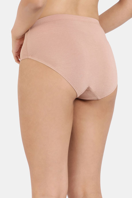 Zivame Anti-Microbial Medium Rise Full Coverage Hipster Panty (Pack of 5) - Multicolor — image 19
